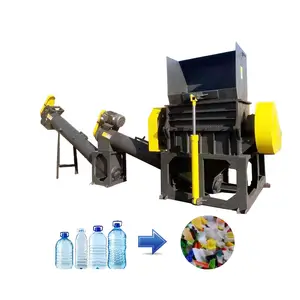 Automatic plastic waste crushing machine bottle crushers plastic crusher 800 type plastic recycling machinery crusher machine