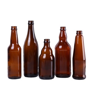 Botella de <span class=keywords><strong>Cerveza</strong></span> de Vidrio Ámbar de 330 ml y 296 ml con Tapa Corona, Botellas de Bebidas Marrones para Kombucha, Refrescos, Agua Tónica - Product Image 2