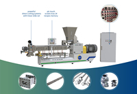 Machine d'extrudeuse de boule croustillante de riz céréale de petit déjeuner faisant la ligne de traitement des aliments