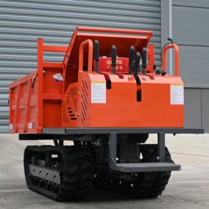 Мини-гусеничный самосвал на резиновых гусеницах, 1,2 тонны, гусеничный транспортер-самосвал - Product Image 3