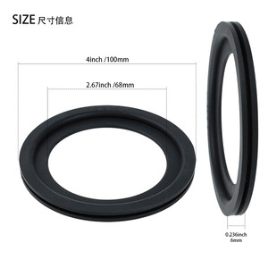 Anillo de sellado de silicona para inodoro de caravana Aojiele, series 300, 310, 320, compatible con asientos de inodoro de caravanas, furgonetas y yates. - Product Image 2
