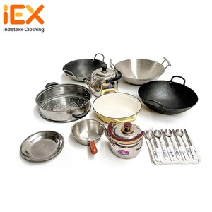Ensemble de cuisine Zagumi en acier inoxydable de 10 pièces, de haute qualité, compatible lave-vaisselle, casseroles et poêles, vente en gros directe d'usine - Product Image 1