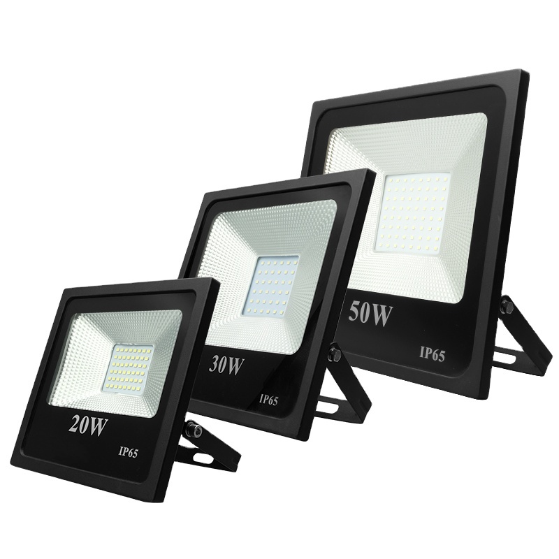 Woojong Factory China High Quality Led Floodlight 10W-400W IP65 Rated 110 Beam Angle High Lumens Outdoor Lighting 2-Year
