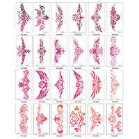 Nouveau Design femme poitrine tatouage autocollant Abdominal Sexy tentation tatouage autocollant adulte mâle et femelle taille charme tatouage autocollant