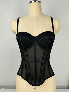 Corset sexy en dentelle florale <span class=keywords><strong>pour</strong></span> femme, <span class=keywords><strong>bustier</strong></span> amincissant <span class=keywords><strong>pour</strong></span> soirée, top sculptant <span class=keywords><strong>pour</strong></span> club et fête - Product Image 5