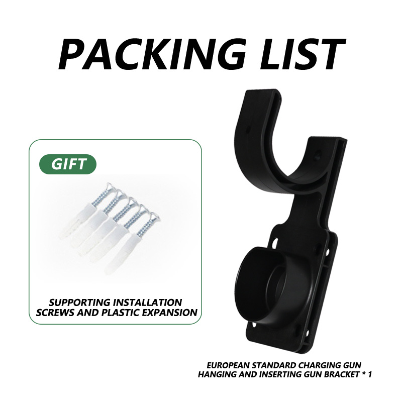 Зарядная станция для электромобилей Ac Ev тип 2 с зарядным устройством Ev, держателем для вилки Ev и розеткой типа 2