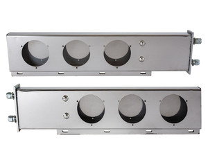 Custom 30 Inch <strong>Chromed</strong> Steel Light <strong>Boxes</strong> With Mud Flap Mounts - Product Image 1