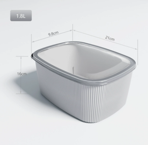 <span class=keywords><strong>Boîte</strong></span> de conservation alimentaire en <span class=keywords><strong>plastique</strong></span> <span class=keywords><strong>avec</strong></span> <span class=keywords><strong>couvercle</strong></span>, <span class=keywords><strong>boîte</strong></span> de <span class=keywords><strong>rangement</strong></span> pour légumes et gâteaux pour réfrigérateur - Product Image 3