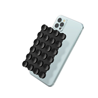 DIGITALOMESP 4 couleurs double face en silicone ventouse Portable support de téléphone portable attrape 2 pièces téléphone portable