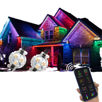 Guirlande lumineuse LED de Noël IPX pour décoration de gouttière, éclairage extérieur permanent IP68, pierre précieuse, garantie 5 ans, SMD5050