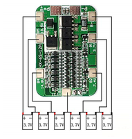 Carte de Protection BMS PCB 6S 15A 24V pour 6 Pack 18650 Module de cellule de batterie au Lithium Li-ion Kit de bricolage
