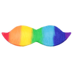 <span class=keywords><strong>Fausse</strong></span> <span class=keywords><strong>barbe</strong></span> de clown d'Halloween - Ensemble de <span class=keywords><strong>barbe</strong></span> et de moustache arc-en-ciel coloré pour fête costumée, spectacle de scène, bal masqué - Product Image 2