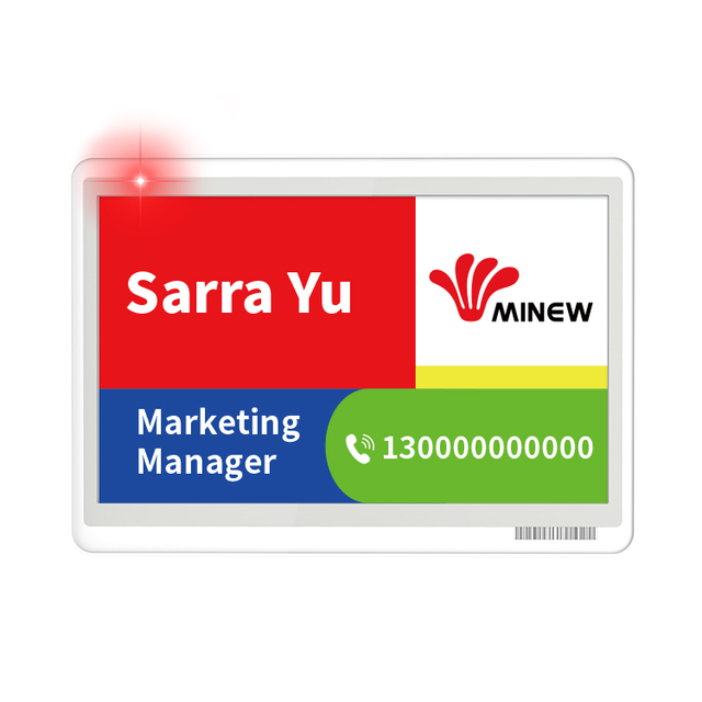 MinewTag for 5.0 NFC 7.3inch E Ink Screen Display Digital Tags Epaper Electronic Shelf Label 6 Colors 800x480 Resolution