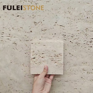 Travertino Blanco <span class=keywords><strong>Crema</strong></span> Pulido Italiano en Losas Grandes y Azulejos para Decoración <span class=keywords><strong>de</strong></span> Pisos/Paredes <span class=keywords><strong>de</strong></span> Hoteles Modernos - Product Image 6