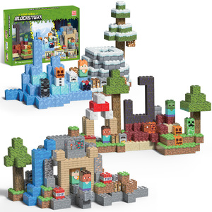 Set de Construcción de 40 Piezas ABS My Assembled <span class=keywords><strong>World</strong></span>, Escena de Mina Subterránea con Espadas, Kit de Rompecabezas Educativo - Product Image 3