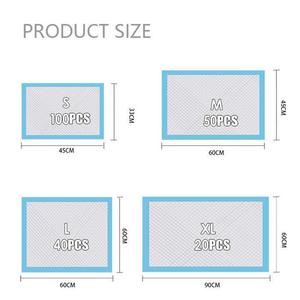 Thêm lớn 90x90cm Dog PEE <span class=keywords><strong>Pads</strong></span>, Nhiệm Vụ nặng nề 6 lớp thấm Pet đào tạo <span class=keywords><strong>Pads</strong></span> với Leak-proof ủng hộ, 50/100pcs tùy chọn - Product Image 5