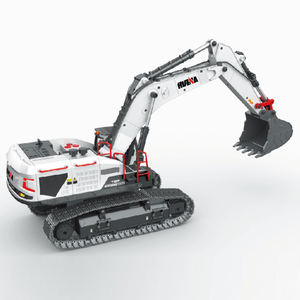 Verbesserter 1594 HuiNa 4 in1 Metall legierung bagger 2.4G 1/14 22ch Engineering Digger/Timber Grab/Drill/Gripper - Product Image 2