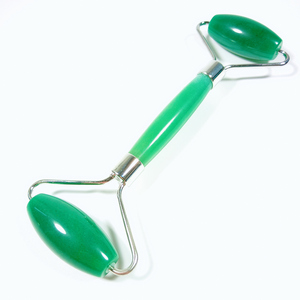 Roller Facial de Jade <span class=keywords><strong>100</strong></span>% Natural Crafts 2026, Massageador de Dupla Face em Aventurina Verde - Product Image 3