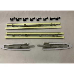Bisagras de capó BMW 54377184038 54377184037 54377184048, blancas imprimadas, atornillables, horizontales, de aluminio, piezas de repuesto - Product Image 2
