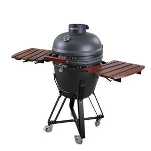 <span class=keywords><strong>Barbecue</strong></span> Kamado au charbon de bois AUPLEX 18 pouces, style coréen moderne, luxueux, en fer et céramique, robuste, pour extérieur - Product Image 5