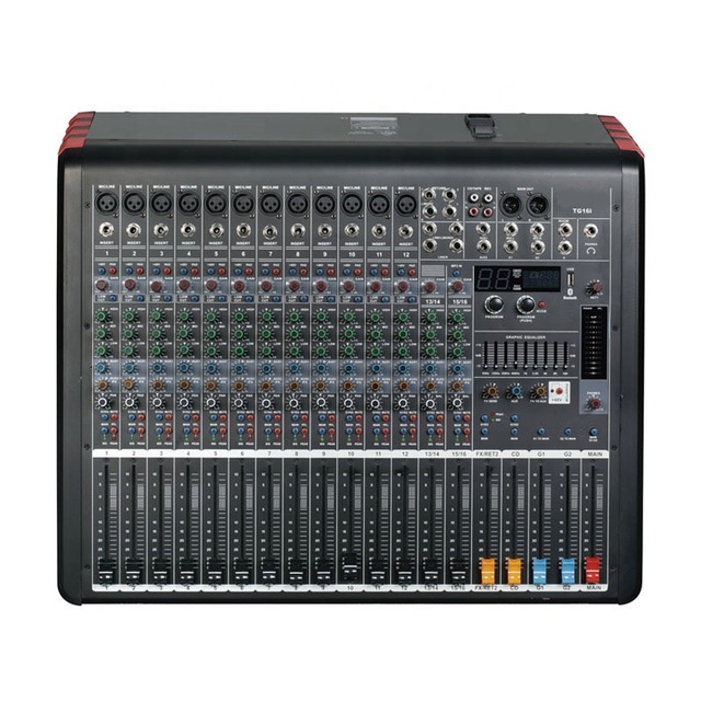 XUNGUAN TG Series Popular Stereo Mixing Amplifier BT Digital Amplifier 99 Kinds of DSP Effectors Karaoke Amplifier