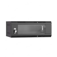 Armoire réseau murale 4u 19 pouces Gcabling Enclosure Telecom Data Wall Box Mini Server Rack Porte en verre Petit réseau Rack