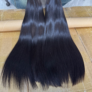 Extensions de cheveux humains vierges de qualité supérieure, lisses et raides, cuticules alignées, sans nœuds, sans perte de cheveux - Product Image 5