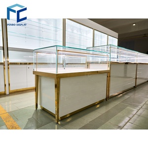 شركة مصنعة لعرض الحلي والقلادات المخصصة من قوانغتشو-عرض الخشب وزجاجي للأعمال التجارية - Product Image 4