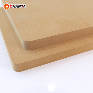 Panneau MDF rainuré d'usine 5mm 12mm 15mm 18mm E0 E1 HMR, panneau de bois hydrofuge vert uni, prix du panneau MDF - Product Image 4