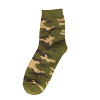 Chaussettes vertes militaires Chaussettes antidérapantes Chaussettes en coton d'extérieur