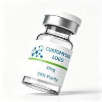 Autocollant pour flacon de peptide, direct usine, 5 mg, 10 mg, 15 mg, séchage rapide, BOPP