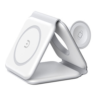 <span class=keywords><strong>Chargeur</strong></span> sans fil magnétique pliable 3 en 1 le plus récent, charge rapide pour téléphone et montre, 15 W, portable pour <span class=keywords><strong>chargeur</strong></span> sans fil <span class=keywords><strong>Qi</strong></span> - Product Image 2