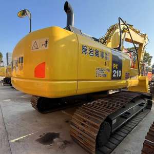 Excavatrice d'occasion de haute qualité 21 tonnes pc210lc, équipement de machinerie d'occasion de taille moyenne, Komatsu PC210-8, pelle rétrocaveuse sur chenilles - Product Image 2