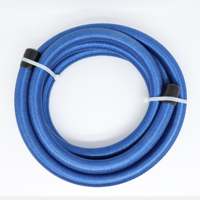 Tuyau de carburant en PTFE bleu de 1/8 pouce, en acier inoxydable 304 tressé avec un revêtement en nylon