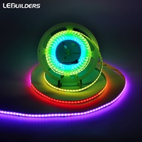 Vente en gros facile coupe blanc RVB en cours d'exécution flexible gradable CCT 24V/12V 10mm/12mm réglable cuivre COB LED bande lumineuse IP20 3 ans