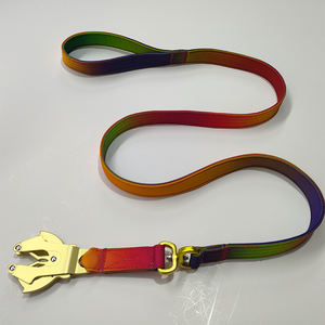 ชุดปลอกคอและสายจูงสุนัขไนล่อนหลากสีสายจูงและสายจูงสุนัขเจ็ดสีสายจูงและสายรัดสำหรับงานหนัก - Product Image 3