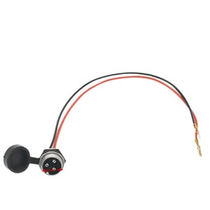 Lithium Battery Charging Port 3 Pin XLR Connector Male Female Plug With Cap For Electric Vehicle Balance Bike Repair - Product Image 4