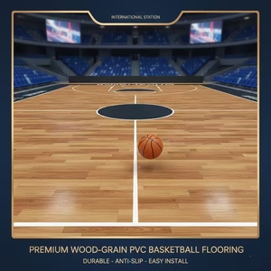 Suelo Deportivo <span class=keywords><strong>de</strong></span> PVC Personalizado Directo <span class=keywords><strong>de</strong></span> Fábrica, Suelo <span class=keywords><strong>de</strong></span> Vinilo Resistente para Canchas Deportivas Interiores, Antideslizante y con Absorción <span class=keywords><strong>de</strong></span> Impactos - Product Image 4