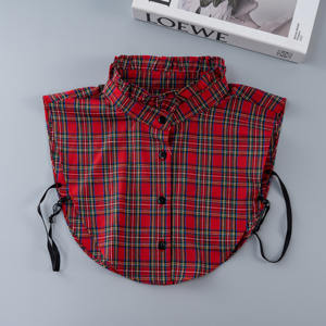 Camiseta de Verano de Manga Corta con Cuello para Mujer, Cuello de Perlas de Moda, Cuello Falso de Piedra Natural para Hombre - Product Image 2