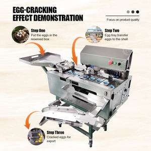 Machine à casser et séparer les œufs, outil commercial pour la séparation du jaune et du blanc d'œuf - Product Image 2