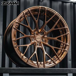 Jantes de roue personnalisées de luxe en bronze, spéciales, 2 pièces ou monobloc, concave profonde, 5x114.<span class=keywords><strong>3</strong></span> 5x120 5x130 5x112 18 19 20 21 22 pouces - Product Image 1