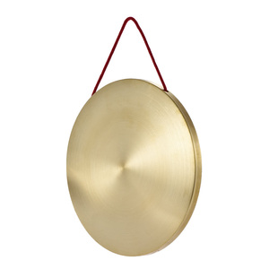 Nouveauté 22 cm main Gong cymbales laiton <span class=keywords><strong>cuivre</strong></span> chapelle opéra Instruments de <span class=keywords><strong>percussion</strong></span> avec marteau rond - Product Image 3