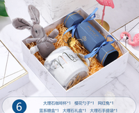 Tasse en Céramique Marbrée pour Café, Cadeau Souvenir de Noël, Anniversaire, Banquet, Saint-Valentin, Coffrets Cadeaux de Mariage pour Invités