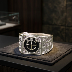 Anillo Elegante de Plata para Hombre, Diseño Metálico, para Uso Diario - Product Image 5