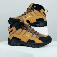 Chaussures de randonnée montantes professionnelles imperméables et respirantes avec semelle intermédiaire en TPR, à lacets, antidérapantes, légères, pour aventures en couple en plein air