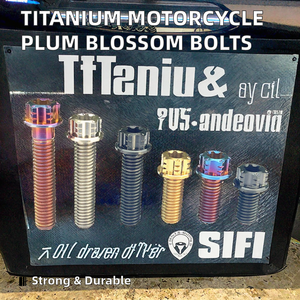 Титановые болты M4 UNC для мотоциклов, переходные, с внутренней и внешней резьбой, с шестигранной головкой, оцинкованные, в стиле «груша», тип <span class=keywords><strong>2</strong></span> - Product Image 5