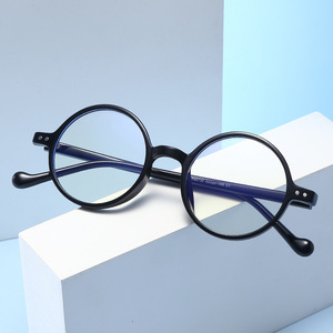 Logotipo personalizado clásico <span class=keywords><strong>Retro</strong></span> TR90 monturas <span class=keywords><strong>de</strong></span> <span class=keywords><strong>gafas</strong></span> redondas Anti Bloqueo <span class=keywords><strong>de</strong></span> luz azul <span class=keywords><strong>gafas</strong></span> <span class=keywords><strong>de</strong></span> protección - Product Image 2
