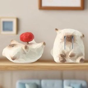 Lot de figurines miniatures de chats siamois de la série émotionnelle PAI authentiques en vente en gros pour collection et cadeaux - Product Image 4