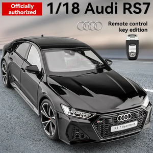 Auto Deportivo de Lujo Au-di RS7 Sportback, Modelo a Escala 1:18 de Metal Fundido a Presión, Edición con Llave de Control Remoto, Tamaño Grande, Coleccionable - Product Image 4