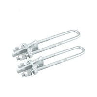 Serre-câble en acier galvanisé robuste, réglable, pour câble électrique